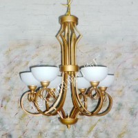 新古典欧式水晶吊灯客厅卧室餐厅复式楼吊灯古铜色仿古美式灯具