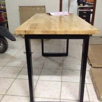 咖啡茶餐厅餐桌椅,实木复古书桌,铁艺办公桌会议桌,定做实木桌子