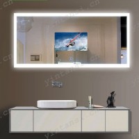 智能led浴室镜子带灯贴墙洗手间挂墙化妆卫生间壁挂发光卫浴镜
