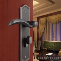 马牌锁业 经典复古纯铜门锁室内卧室浴室门锁
